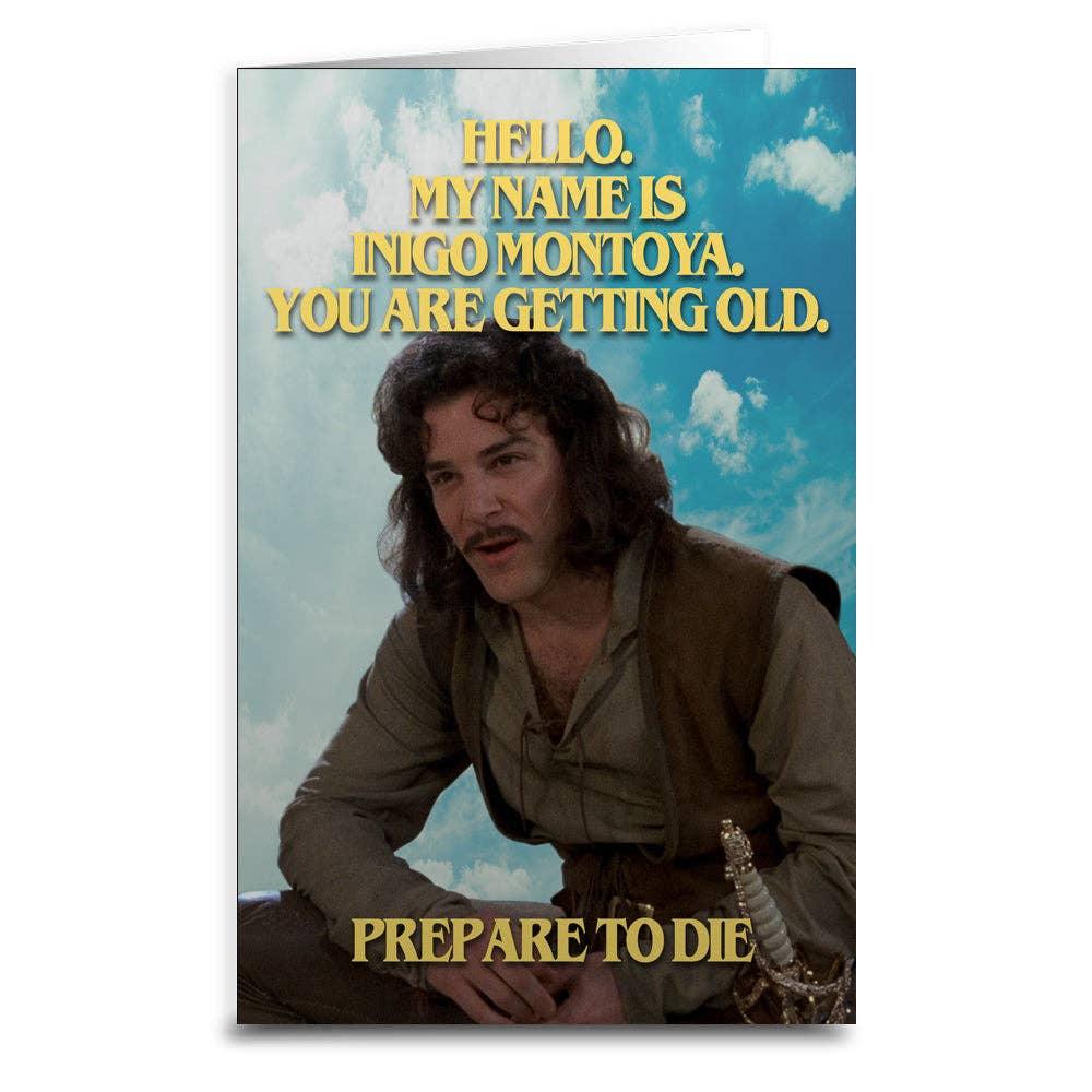 You Are Getting Old Prepare to Die Birthday Card: Card & Envelope Only - McCabe's Costumes