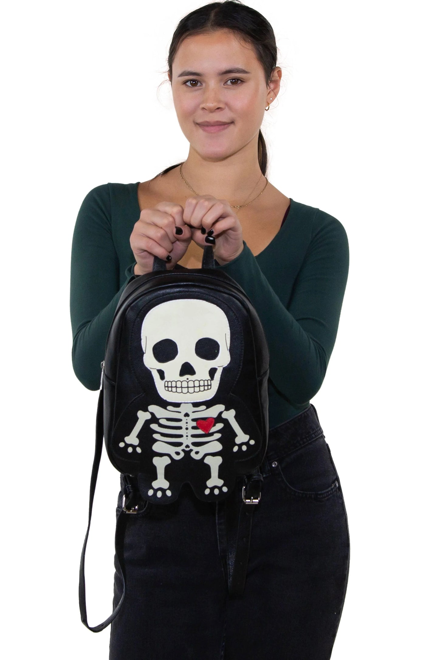 Glow in the Dark Skeleton Backpack - McCabe's Costumes