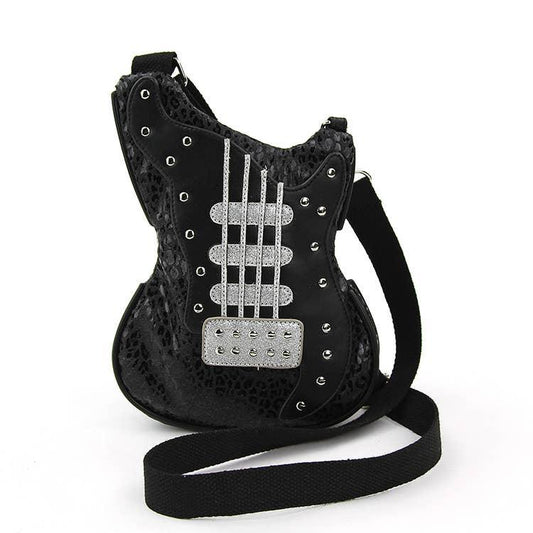 Guitar Crossbody Bag in Vinyl
