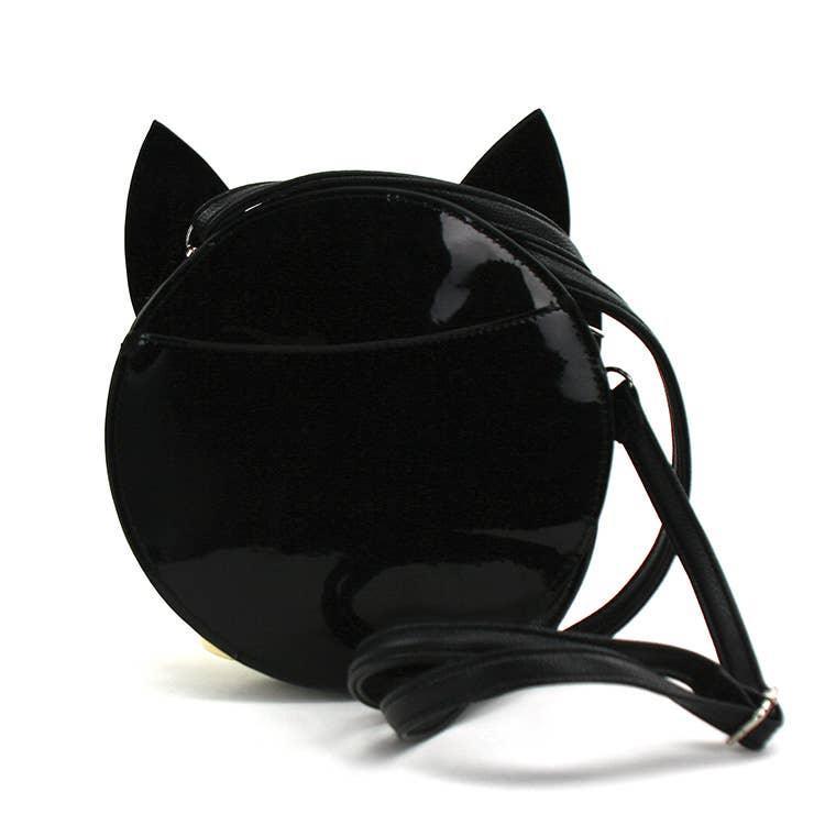 Mystical Black Cat Face Crossbody Bag - McCabe's Costumes