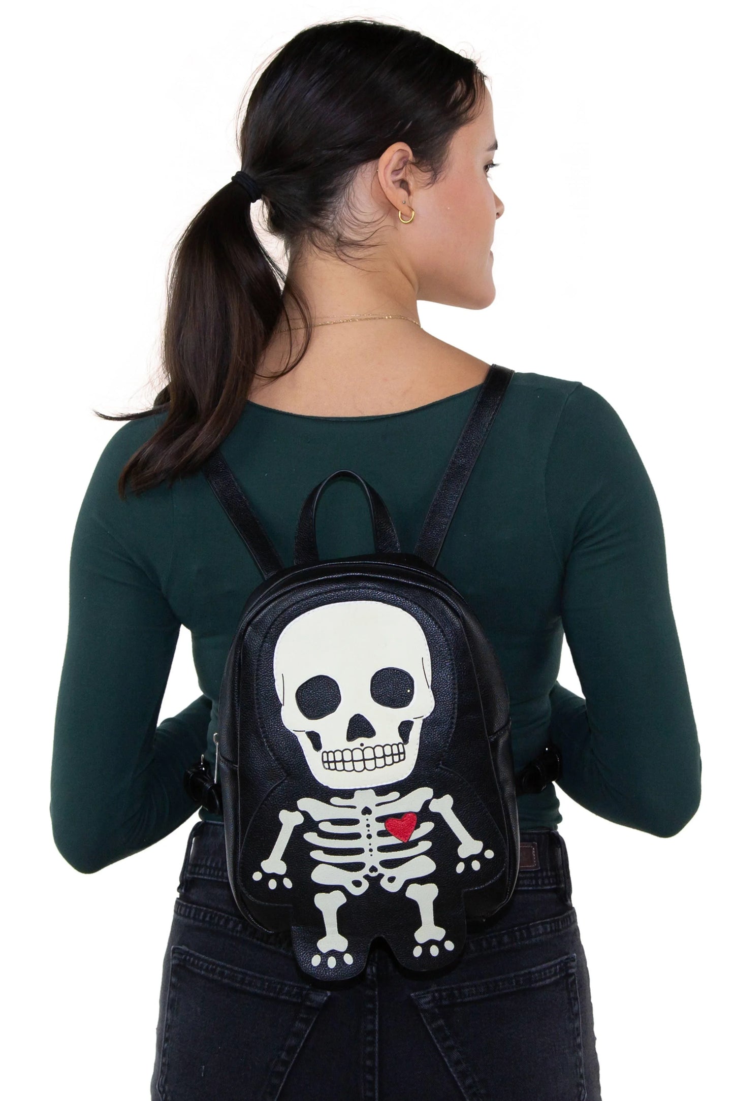Glow in the Dark Skeleton Backpack - McCabe's Costumes