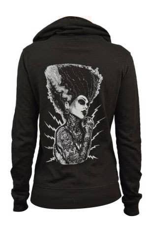 Demon Love - Women's Light Weight Zip Hoodie: Black - McCabe's Costumes