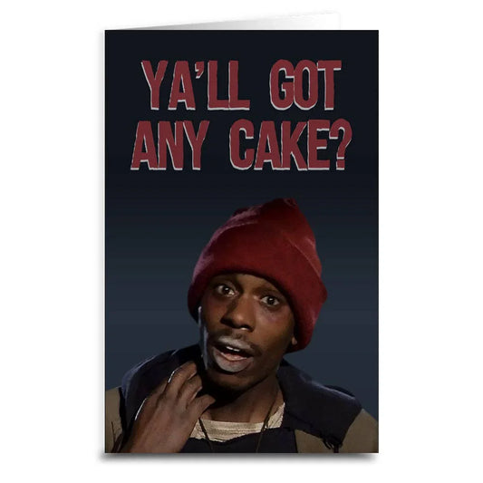 Tyrone Biggums Inspired Birthday Card: Card & Envelope Only - McCabe's Costumes