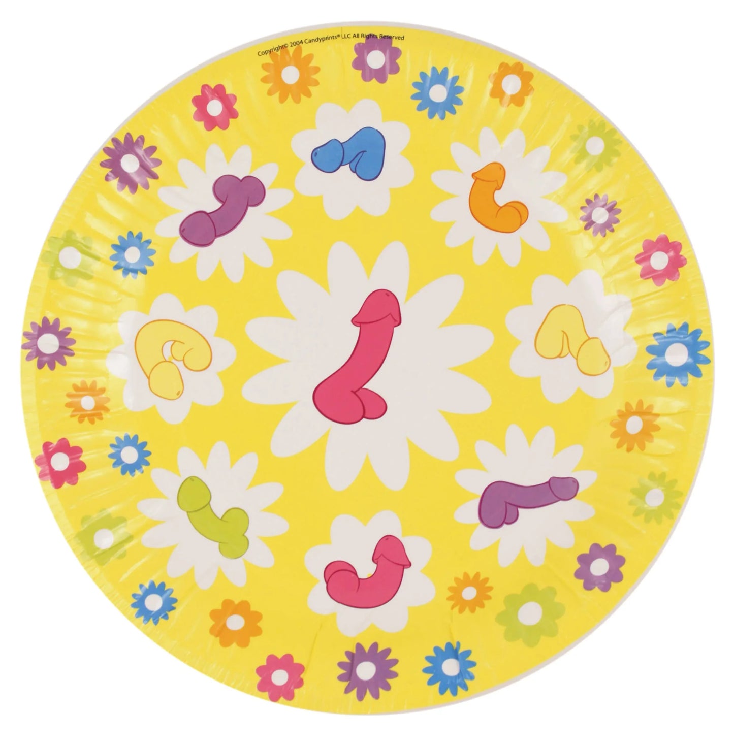 Super Fun P**** Plates Set of 8 - McCabe's Costumes