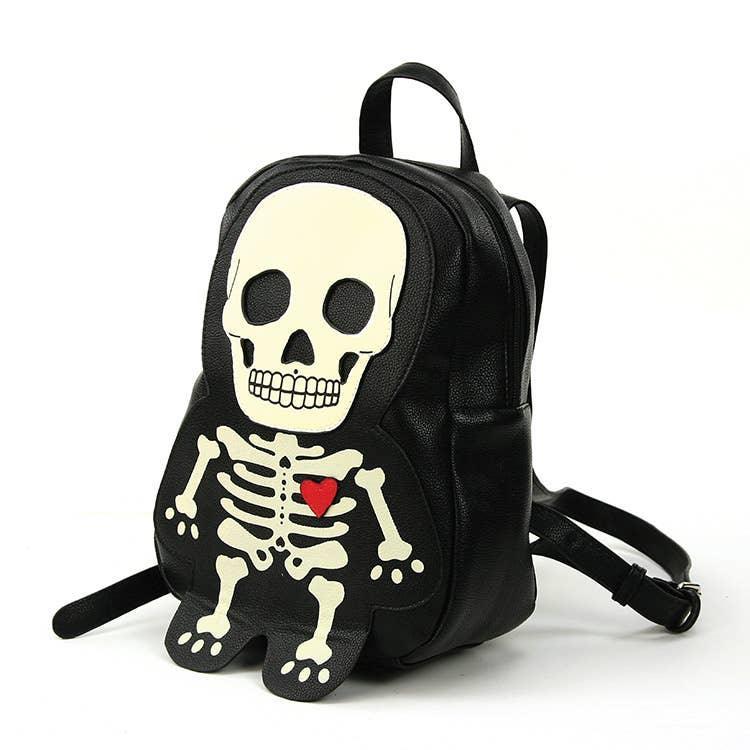 Glow in the Dark Skeleton Backpack - McCabe's Costumes