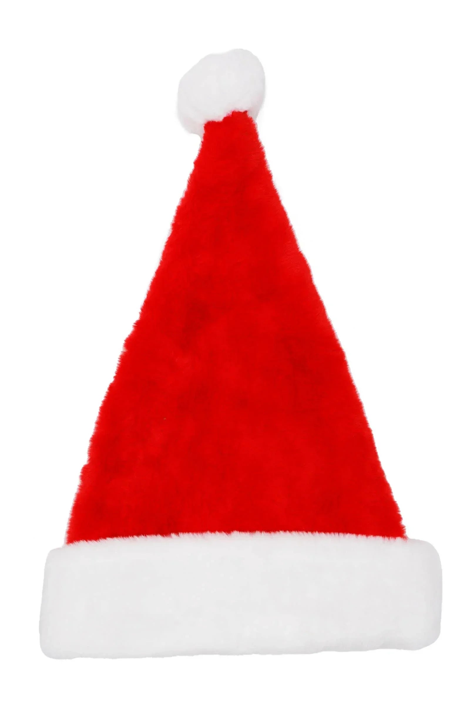 Classic LED Light-Up Thick Christmas Santa Hat - McCabe's Costumes