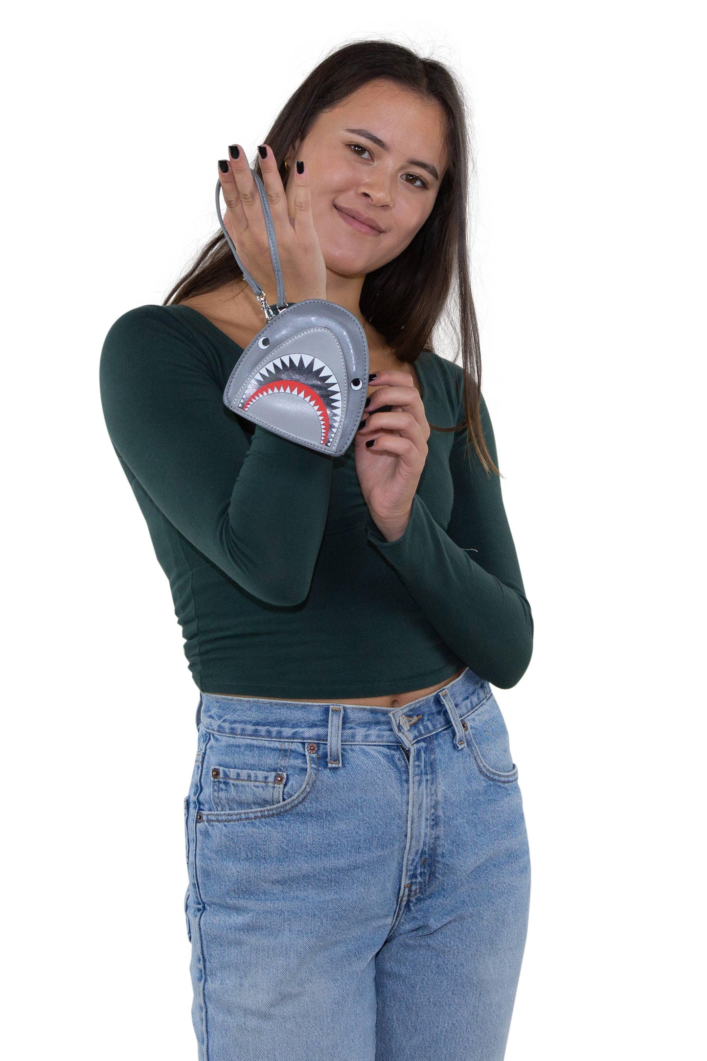 Scary Shark Wristlet