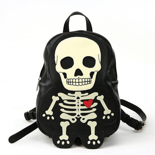Glow in the Dark Skeleton Backpack - McCabe's Costumes