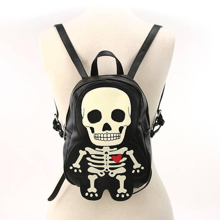Glow in the Dark Skeleton Backpack - McCabe's Costumes