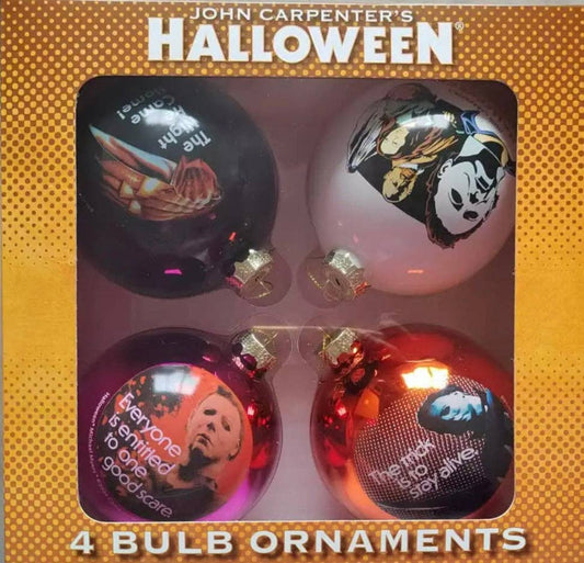 Halloween 4-Pack Ornament Bulbs (Officially Licensed)