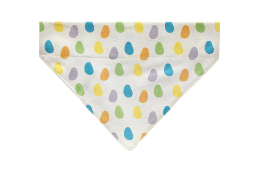 Easter Jelly Beans Slide-On Pet Bandana, S/M - McCabe's Costumes