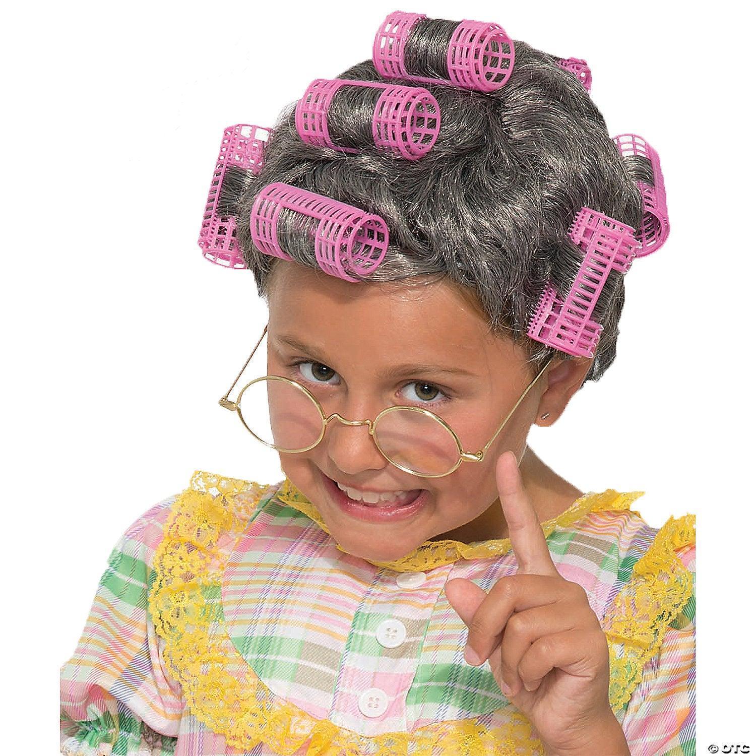 Child Old Aunt Wig - McCabe's Costumes