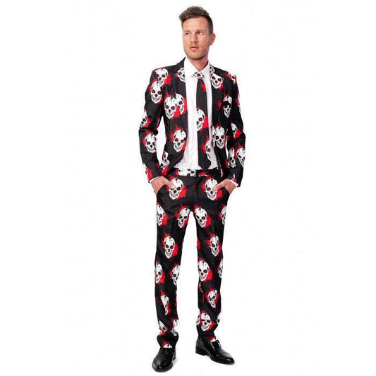 Skulls Blood Suit - McCabe's Costumes